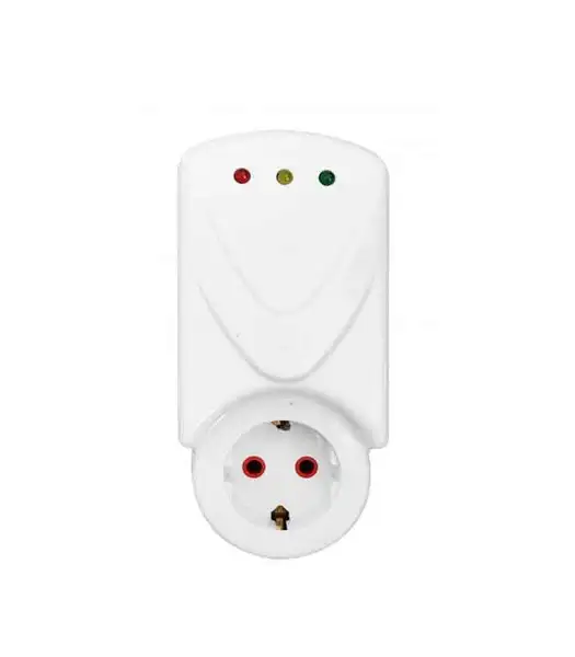 محافظ کولر گازی ارت دار دو شاخه دار آنالوگ مدل S7000 تیراژه